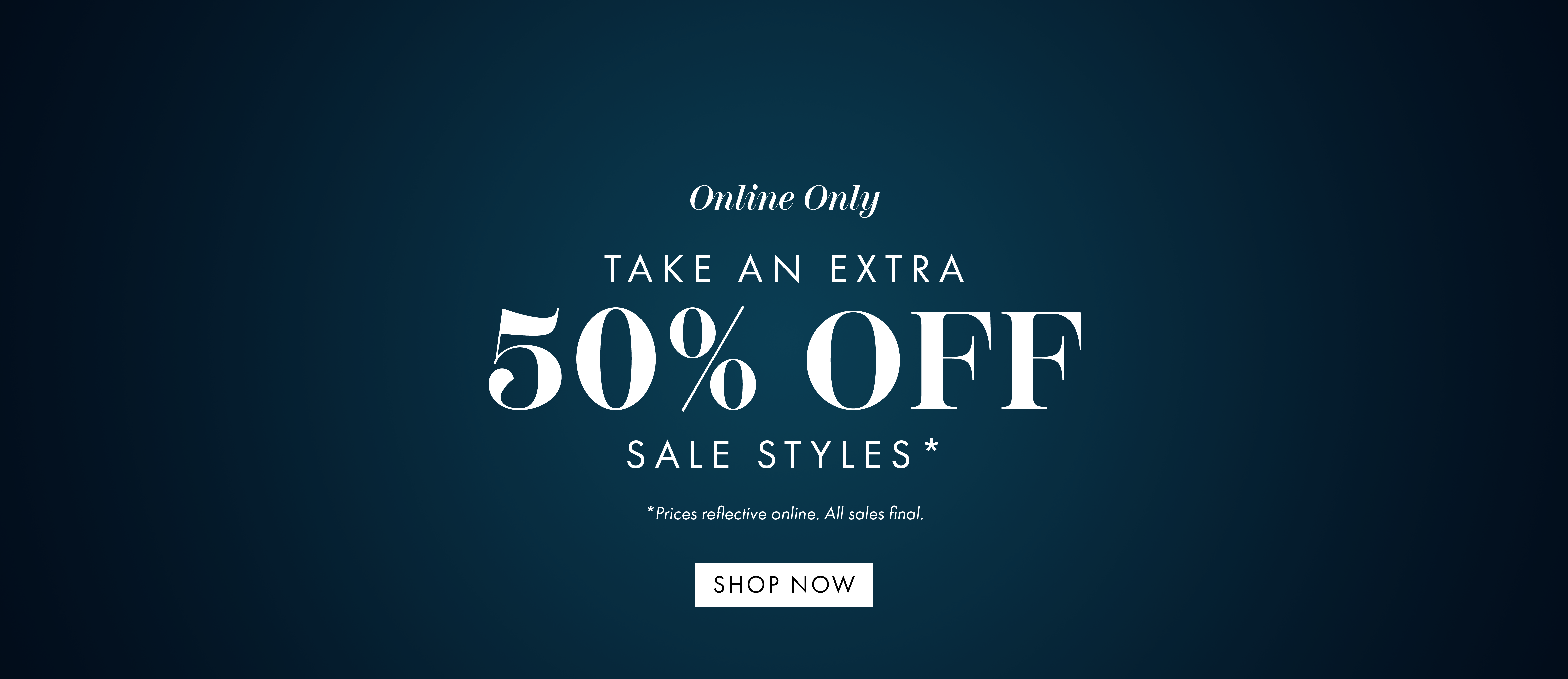 Take an extra 50% off sale!